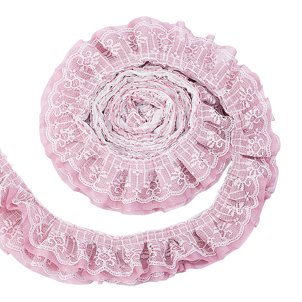 Polyester Pleated Lace Trim