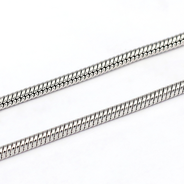 

PandaHall 304 Stainless Steel Round Snake Chains, Soldered, with Spool, Stainless Steel Color, 2mm 304 Stainless Steel