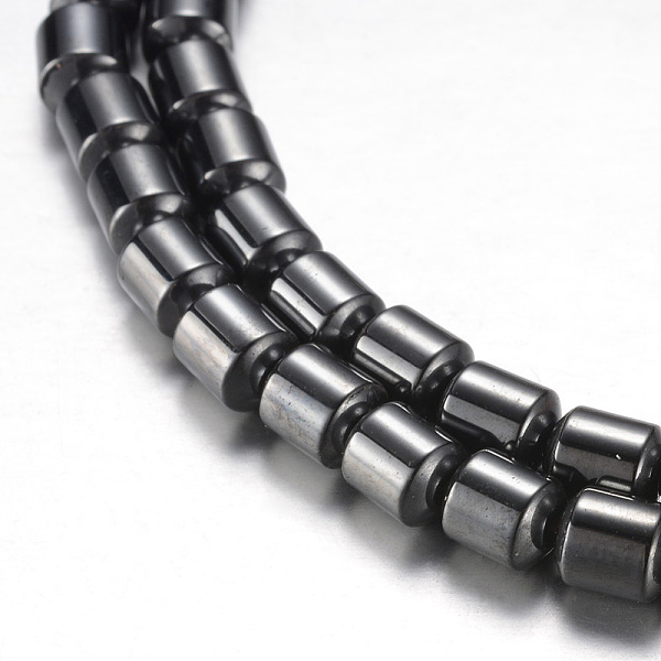 

PandaHall Magnetic Synthetic Hematite Bead Strands, Grade A, Drum, Original Color, 4x4mm, Hole: 1mm, about 84pcs/strand, 15.7 inch(40cm)...