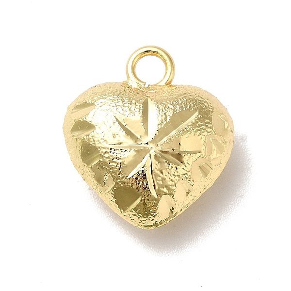 

PandaHall Rack Plating Brass Pendants, Long-Lasting Plated, Cadmium Free & Lead Free, Puffed Heart Charms, Real 18K Gold Plated, 17x15.5x8mm...