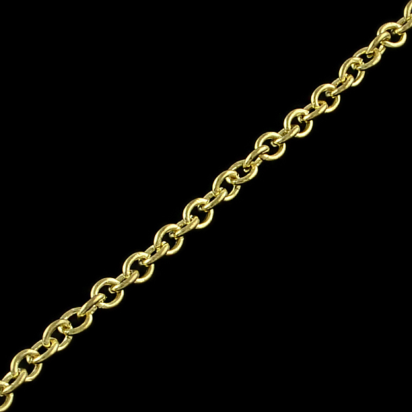 

PandaHall Iron Cable Chains, Unwelded, with Spool, Oval, Light Gold, 3.6x3x0.7mm, about 328.08 Feet(100m)/roll Iron