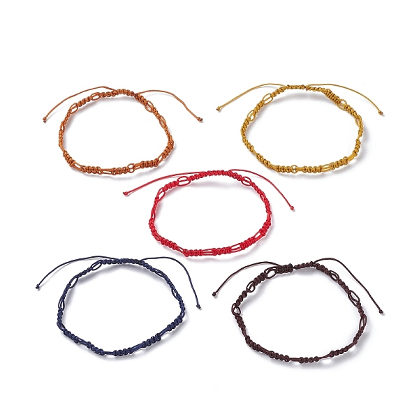 

PandaHall Nylon Thread Braided Anklet, Lucky Adjustable Cord Anklet for Women, Mixed Color, Inner Diameter: 2-3/8~3-7/8 inch(6.1~9.9cm)..., Multicolor
