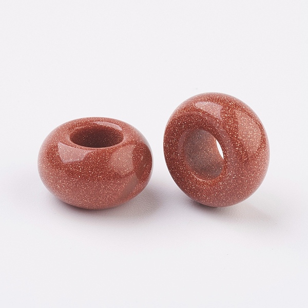 Synthetische Goldstone European Beads