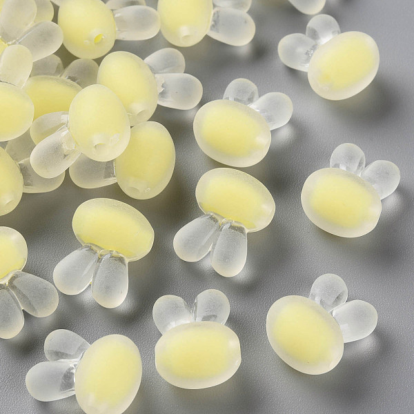 

PandaHall Transparent Acrylic Beads, Frosted, Bead in Bead, Rabbit Head, Yellow, 15.5x12x9.5mm, Hole: 2mm, about 480pcs/500g Acrylic Rabbit...