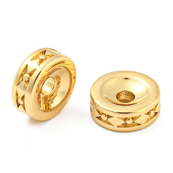 

PandaHall Rack Plating Eco-Friendly Brass Beads, Cadmium Free & Lead Free, Column, Real 18K Gold Plated, 8.5x3mm, Hole: 2mm Brass Column