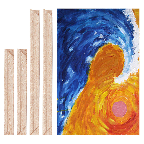 

PandaHall Candlenut Frame Slats, Rectangle, BurlyWood, Finished Product: 30x20x1.5cm Wood Rectangle Orange