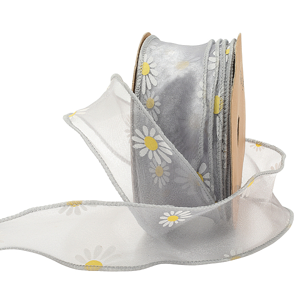 Daisy Pattern Polyester Ribbon