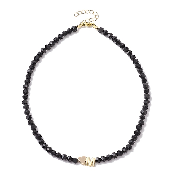 

PandaHall Brass with Glass Beaded Necklaces, Golden, 18.11 inch(460mm) Brass