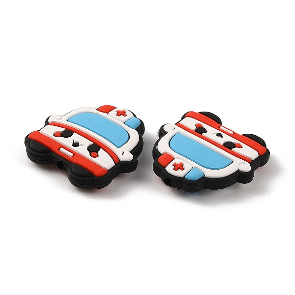 

PandaHall Hospital Theme Food Grade Eco-Friendly Silicone Beads, Chewing Beads For Teethers, DIY Nursing Necklaces Making, Car Pattern...