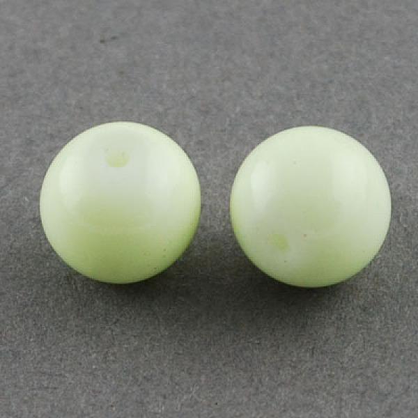 

PandaHall Painted Glass Bead Strands, Baking Paint, Round, Pale Green, 8mm, Hole: 1.3~1.6mm, about 100pcs/strand, 31.4 inch Glass Round...