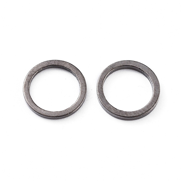 

PandaHall Brass Linking Rings, Gunmetal, 8x0.7~1mm Brass Ring