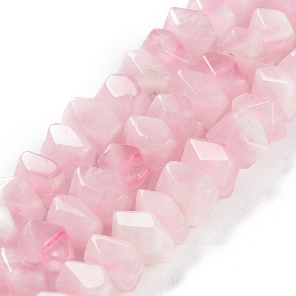 

PandaHall Natural Madagascar Rose Quartz Beads Strands, Nuggets, Faceted, 6~8x10.5~14x8~9.5mm, Hole: 1.2mm, about 57~61pcs/strand...