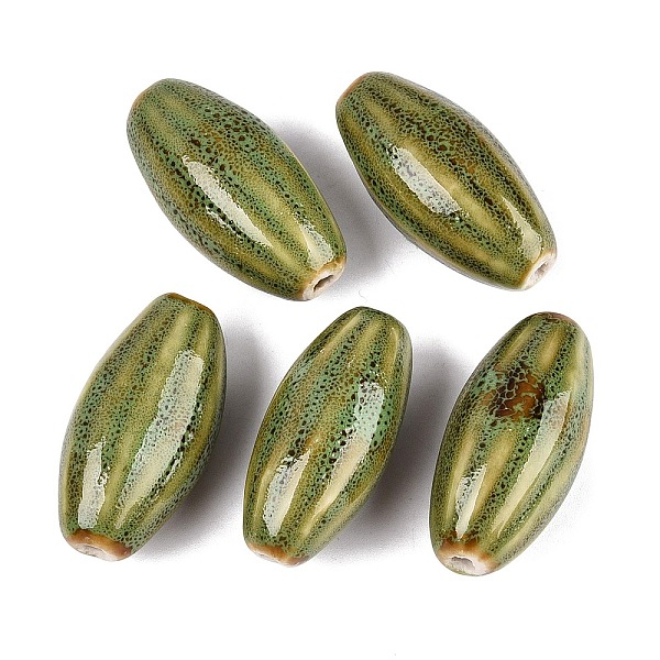 Vintage Handmade Porcelain Beads