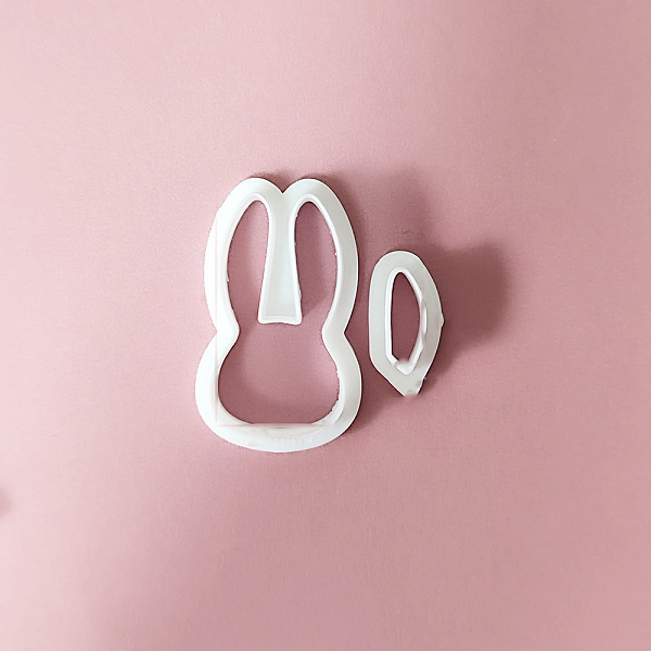 

PandaHall Plastic Plasticine Tools, Clay Cutters, Modeling Tools, WhiteSmoke, Rabbit, 2.35~4.69x1.23~2.84cm Plastic Rabbit White