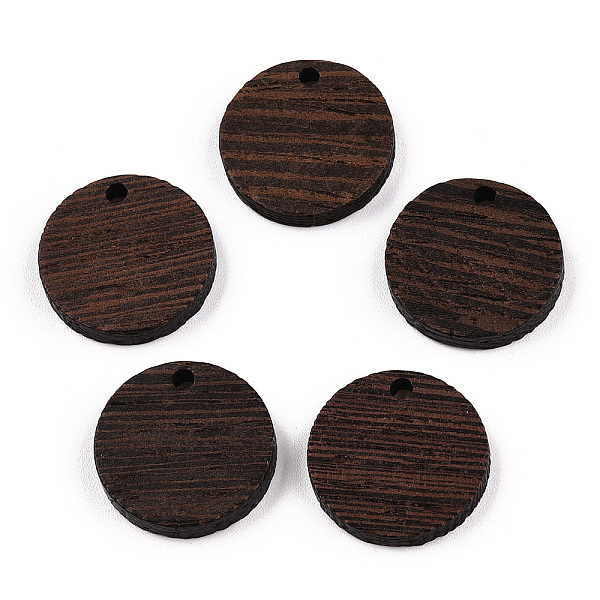 

PandaHall Natural Wenge Wood Pendants, Undyed, Flat Round Charms, Coconut Brown, 19x3.5mm, Hole: 1.8mm Wood Flat Round