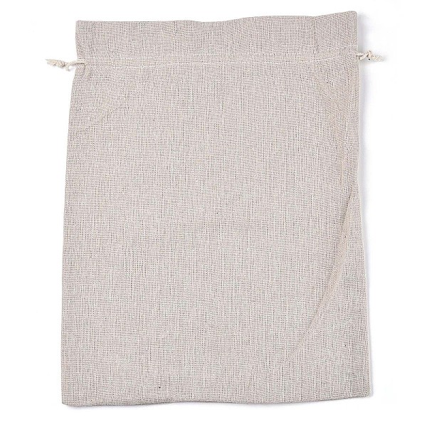 

PandaHall Cotton Cloth Packing Pouches Drawstring Bags, Gift Sachet Bags, Muslin Bag Reusable Tea Bag, Rectangle, Old Lace, 39x29.5cm Cloth...