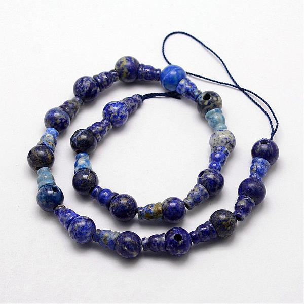 

PandaHall Natural Lapis Lazuli 3-Hole Guru Bead Strands, for Buddhist Jewelry Making, T-Drilled Beads, Dyed, Blue, 18mm, Hole: 2~3mm...