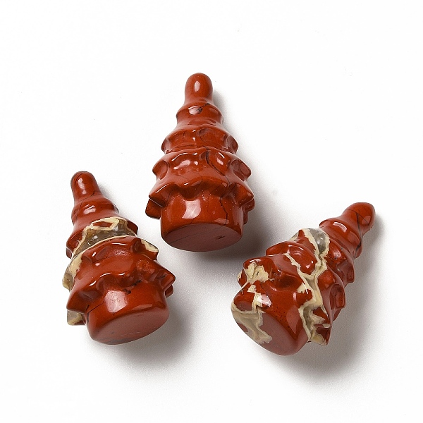 

PandaHall Natural Red Jasper Display Decorations, Christmas Tree, 38.5x24.5mm Red Jasper Tree