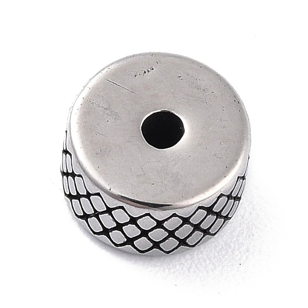 

PandaHall 304 Stainless Steel Beads, Tibetan Style, Textured, Column, Antique Silver, 8.5x5mm, Hole: 1.6mm 304 Stainless Steel Column