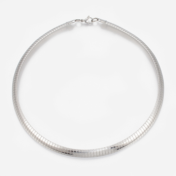 PandaHall 201 Stainless Steel Chain Necklaces, with Lobster Claw Clasps, Stainless Steel Color, 5-7/16 inch~5-5/8 inch(13.8~14.3cm), 6x1.5mm... PandaHall 201 Stainless Steel Chain Necklaces, with Lobster Claw Clasps, Stainless Steel Color, 5-7/16 inch~5-5/8 inch(13.8~14.3cm), 6x1.5mm...