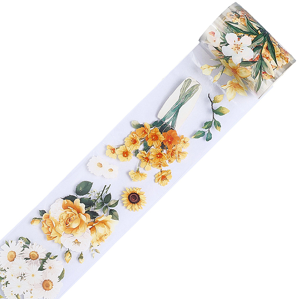 ペットの花柄 DIY スクラップブック 装飾マスキングテープ