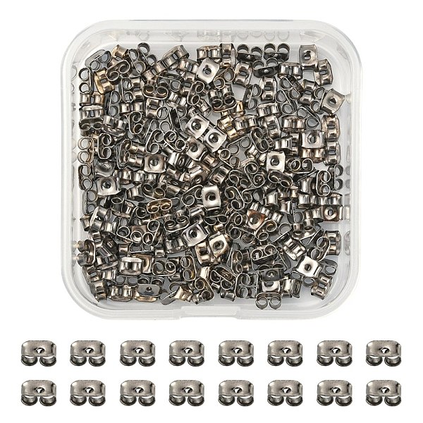 200Pcs Iron Ear Nuts