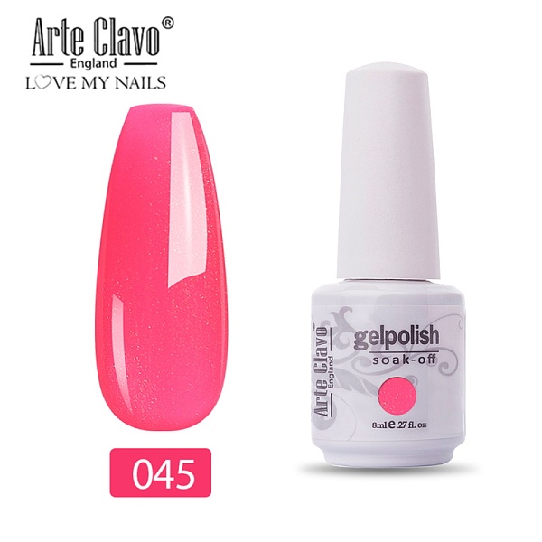 

PandaHall 8ml Special Nail Gel, for Nail Art Stamping Print, Varnish Manicure Starter Kit, Hot Pink, Bottle: 25x66mm Resin Pink