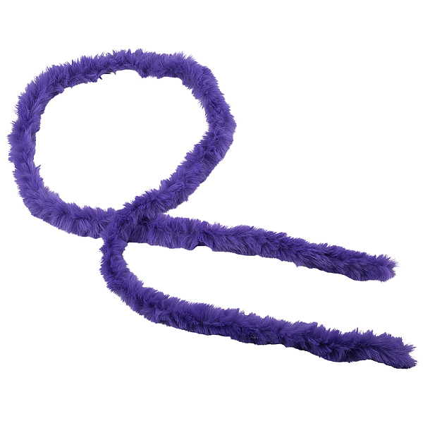 Rouleau de tissu chenille en fausse fourrure pour décoration d'arbre de Noël ou pour fabrication de couronnes et d'arcs