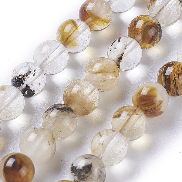 

PandaHall Synthetic Quartz(Glass) Beads Strands, Round, 8mm, Hole: 1mm, about 49~51pcs/strand, 15.3 inch~15.75 inch(39~40cm) Other Quartz...