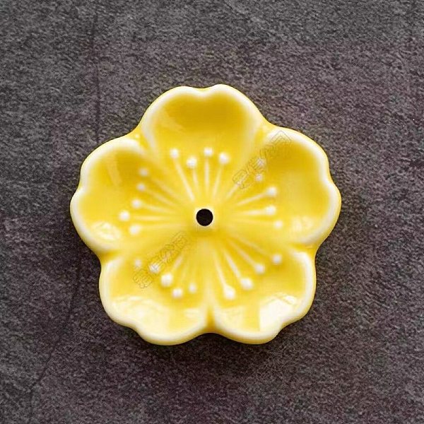 

PandaHall Porcelain Incense Burners, Flower Incense Holders, Home Office Teahouse Zen Buddhist Supplies, Yellow, 45x10mm Porcelain Flower...