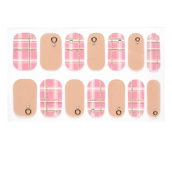 

PandaHall Full Cover Ombre Nails Wraps, Glitter Powder Color Street Nail Strips, Self-Adhesive, for Nail Tips Decorations, Tan, 24x8mm..., Orange