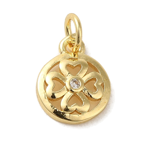 

PandaHall Brass Micro Pave Clear Cubic Zirconia Pendants, Clover, Real 18K Gold Plated, 12x9.5x2.4mm, Hole: 3.2mm Brass+Cubic Zirconia Round...