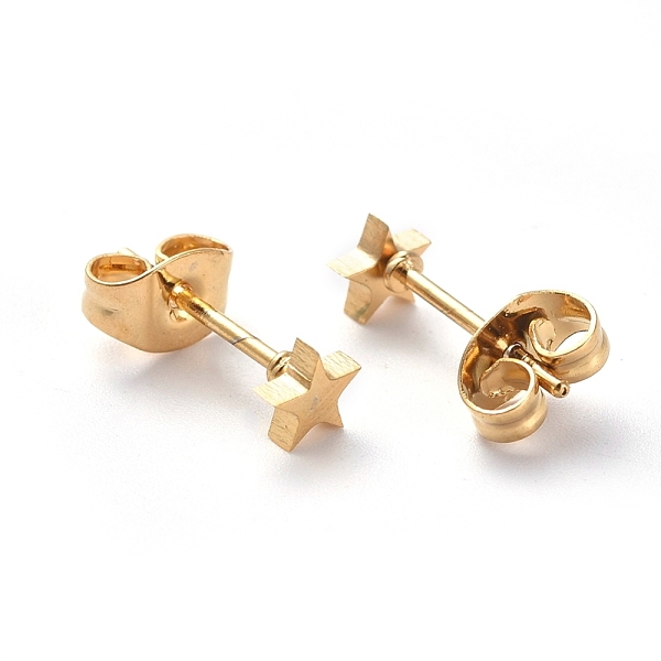 304 Stainless Steel Stud Earrings