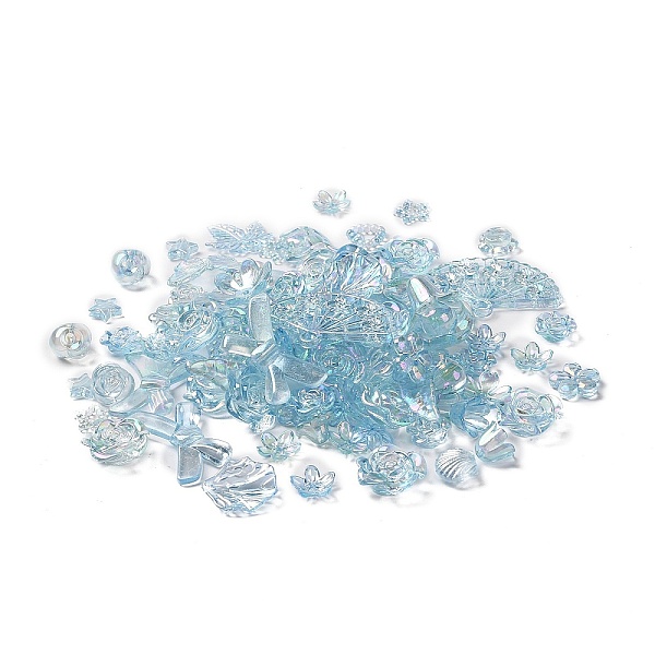 

PandaHall DIY Baroque Jewelry Making Finding Kit, Including AB Color Acrylic Charms and Beads, Mixed Shapes, Light Blue, 10~40x10~33x3~12mm...