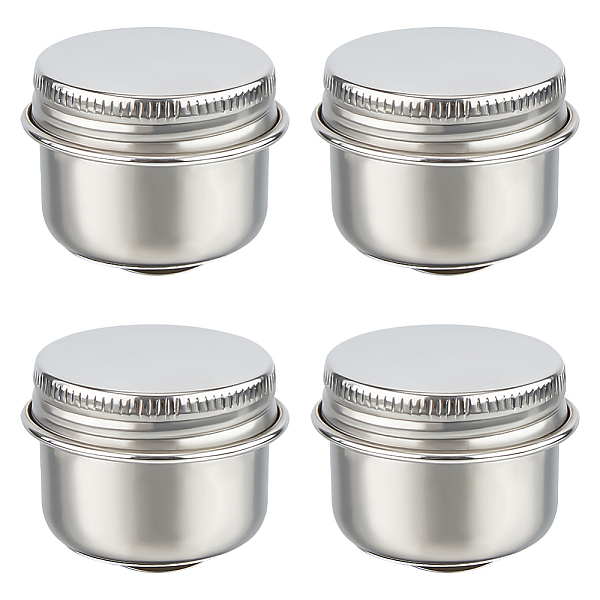 

PandaHall UNICRAFTALE 4 pcs Stainless Steel Oil Painting Cup Palettes Container Cup Metal Dipper Painting Pot Container with Lid and Clip...