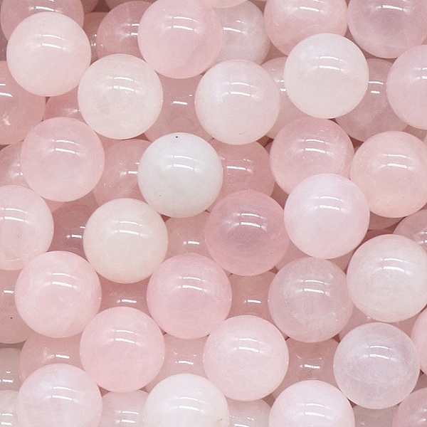 

PandaHall Natural Rose Quartz Crystal Ball, Reiki Energy Stone Display Decorations for Healing, Meditation, Witchcraft, 8mm Rose Quartz...