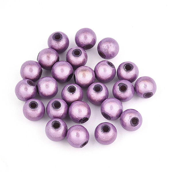Spray Painted Acrylic Beads
