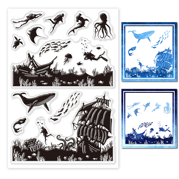 

PandaHall Custom PVC Plastic Clear Stamps, for DIY Scrapbooking, Photo Album Decorative, Cards Making, Other Animal, 160x110x3mm Plastic...