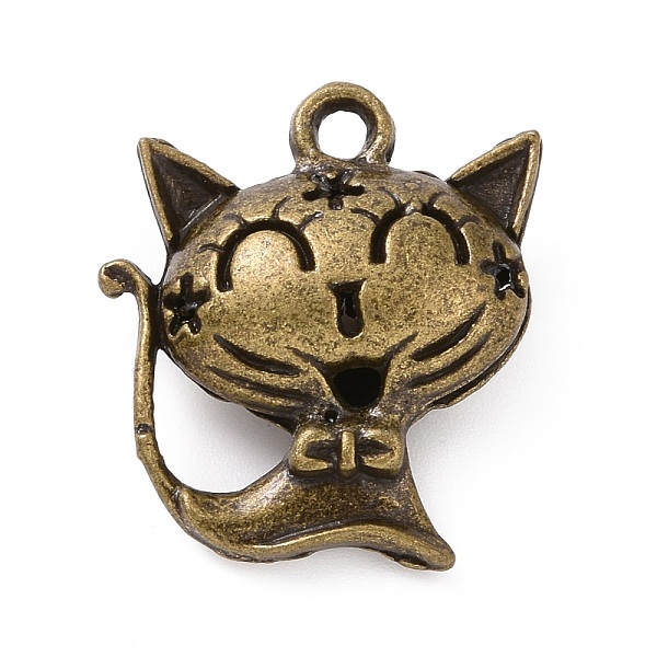 

PandaHall Alloy Pendants, Hollow, Cat, Antique Bronze, 23x20.5x8mm, Hole: 2mm Alloy Cat Shape