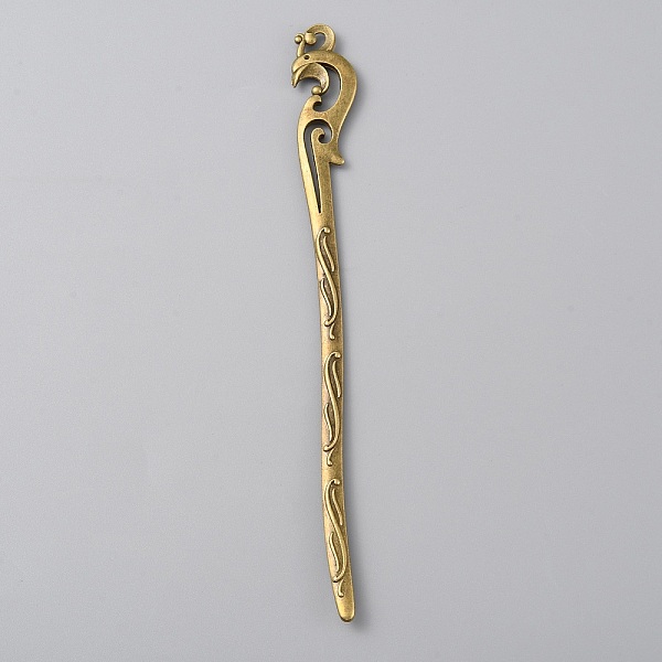 

PandaHall Alloy Phoenix Hair Sticks, Hair Accessories for Women, Antique Bronze, 160x17x3mm Alloy