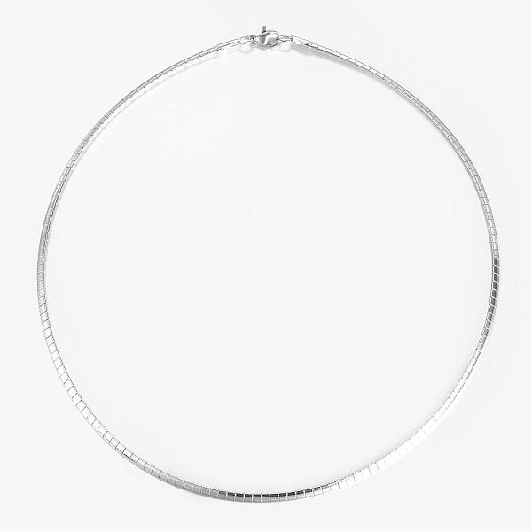 

PandaHall 304 Stainless Steel Necklaces, with Lobster Clasps, Stainless Steel Color, 17.7 inch(45cm) 304 Stainless Steel