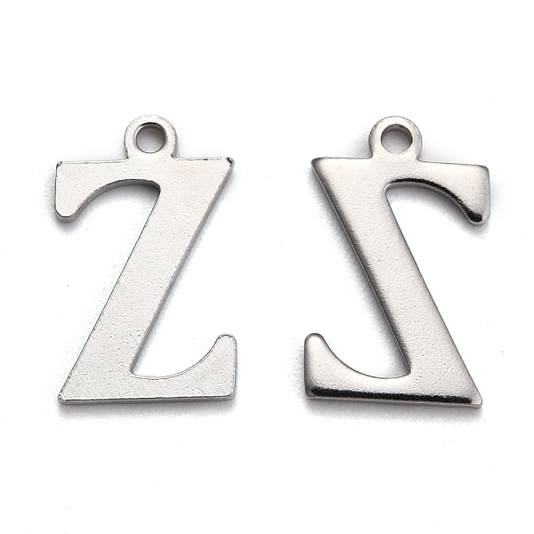 304 Stainless Steel Alphabet Charms