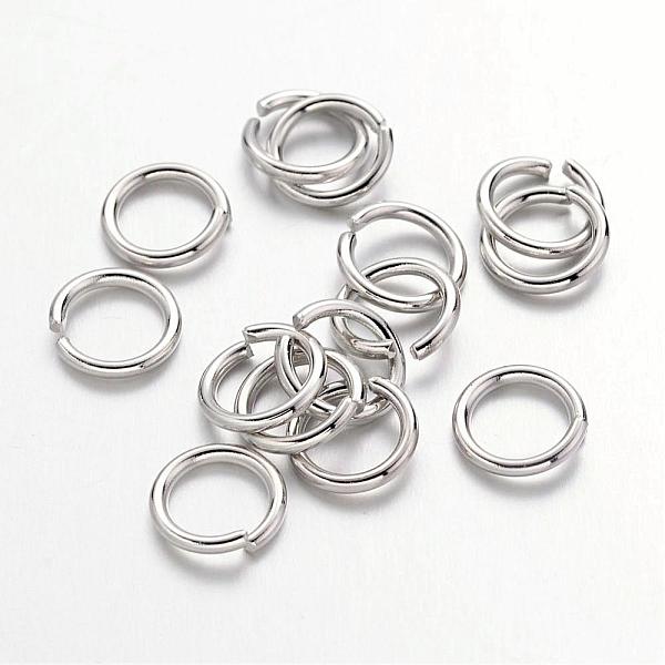 

PandaHall Platinum Plated Brass Round Open Jump Rings for Jewelry DIY, Cadmium Free & Nickel Free & Lead Free, 18 Gauge, 7x1mm, Inner...