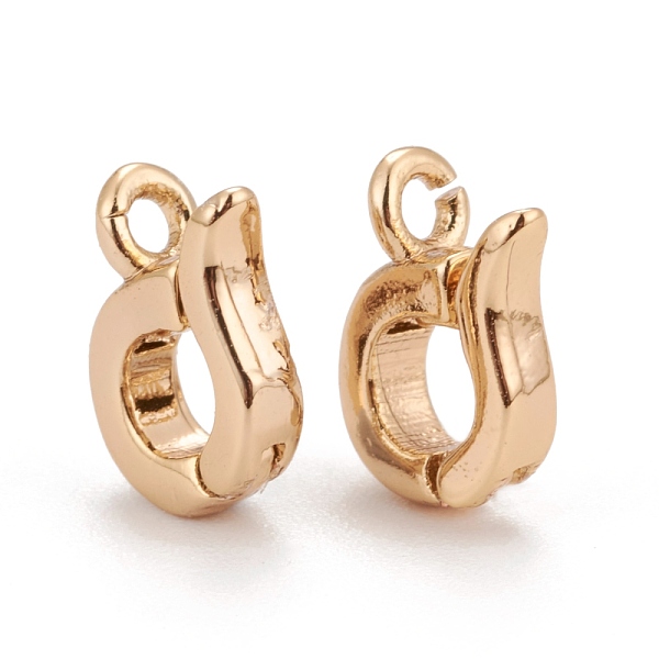 

PandaHall Brass Hinged Bails, Enhancer Shortener Pendant Bails, with Loop, Cadmium Free & Nickel Free & Lead Free, Real 18K Gold Plated...