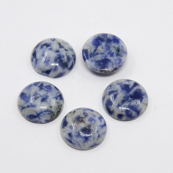 

PandaHall Natural Gemstone Cabochons, Half Round/Dome, Sodalite, 15x5mm Sodalite Half Round