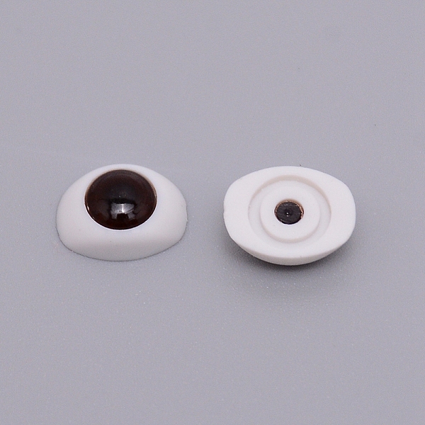

PandaHall Plastic Doll Craft Eye, for DIY Sewing Craft Dolls Stuffed Toys, Oval, Black, 8.5x11x4.5mm Plastic Eye Black