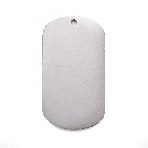 

PandaHall 304 Stainless Steel Pendants, Stamping Blank Tag, Rectangle, Stainless Steel Color, 25x13x1mm, Hole: 1.2mm 304 Stainless Steel...
