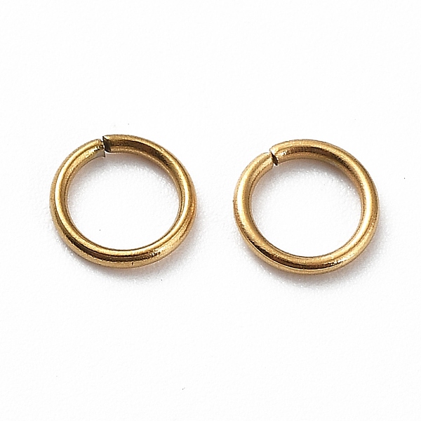 

PandaHall Ion Plating(IP) 304 Stainless Steel Jump Rings, Open Jump Rings, Round Ring, Metal Connectors for DIY Jewelry Crafting and...