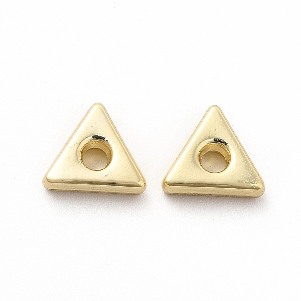 

PandaHall Alloy Beads, Long-Lasting Plated, Cadmium Free & Lead Free, Triangle, Light Gold, 6x8x2.5mm, Hole: 1.8mm Alloy Triangle
