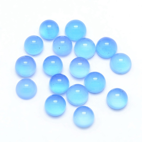 

PandaHall Natural Agate Cabochons, Half Round, 4x2~4mm Natural Agate Half Round